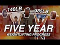 5 Year Weightlifting Progress | Olympic Weightlifting