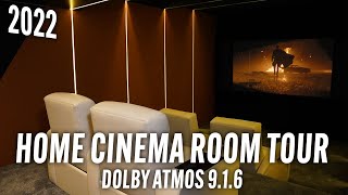 HOME CINEMA ROOM TOUR 2022 | 9.1.6 DOLBY ATMOS 4K |