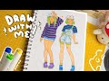 ✿ drawing my OC's outfits with OHUHU alcohol markers