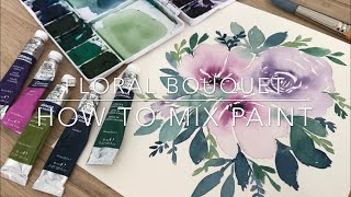 Purple Floral Bouquet Tutorial