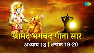 भगवद गीता सार अध्याय18 श्लोक19-20 with lyrics |Bhagavad Geeta Chapter18 shlok19-20 |ShailendraBharti