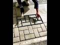 A simple tool to shape cement pavement.