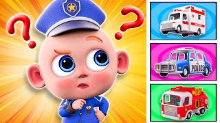 Fire Truck, Police Car, Ambulance | Rescue Team is Coming | Kids Song & Nursery Rhymes by PIB Little