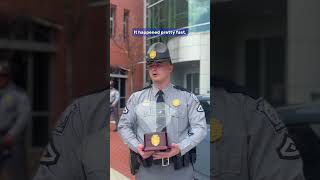 Trooper of the Year Recalls Decision to Stop Wrong Way Driver