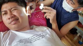 ASMR Massage earwax cleaning Cambodia 耳かき名鑑『久保田和泉』