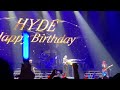 0129”hyde mc 1” the last rock stars live debut 2023tokyo tokyo garden theater