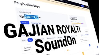 Cara Penarikan Uang Royalti Di Sound On Untuk Pemula - Tutorial Sound On