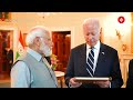 pm modi in us ‘green diamond ancient indian text…’ what gifts did pm modi give to the bidens