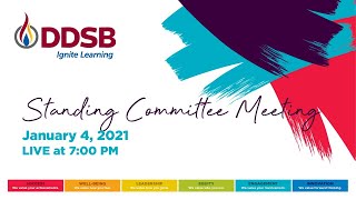 DDSB Standing Committee Meeting - January 4, 2021