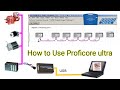 How to use Profibus tester Proficore ultra ?