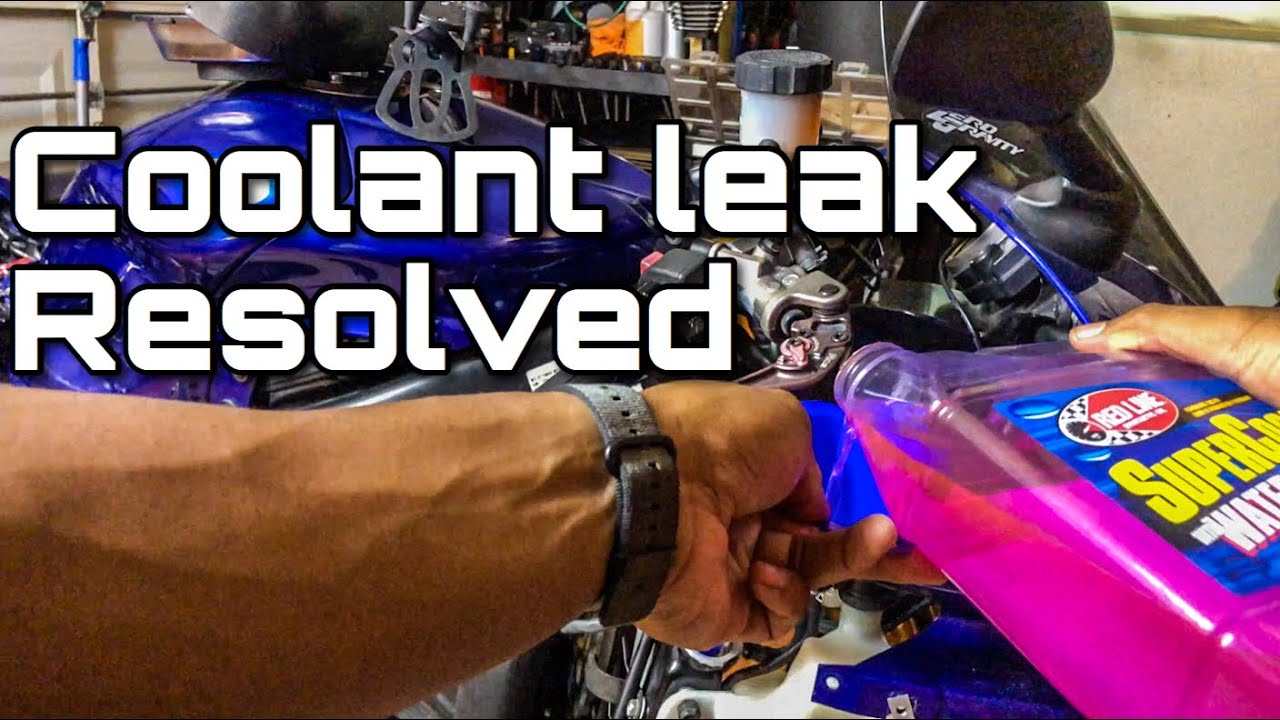 Coolant Leak Motovlog Yamaha R6 Youtube
