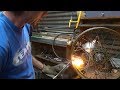 1942 wlc wla 45ci #114 star hub rebuilding wheel lacing harley chassis reassembly by tatro machine