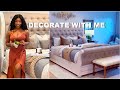 HUGE MASTER BEDROOM TRANSFORMATION 😳 DECORATE MY DREAM HOME WITH ME. MASTER BEDROOM MAKEOVER : PT#2