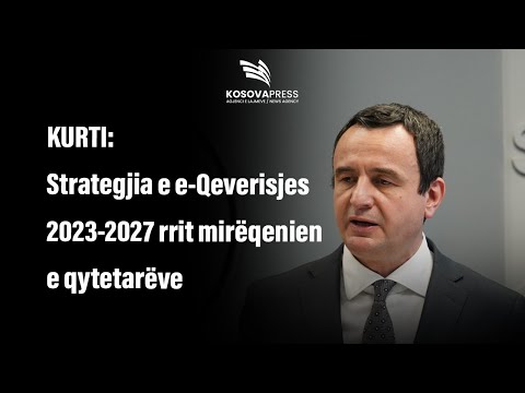 Kurti: Strategjia E E-Qeverisjes 2023-2027 Rrit Mirëqenien E Qytetarëve ...