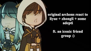 original archons react to liyue || ft. emo grandpa || 2/4 || sutaurufu.chr