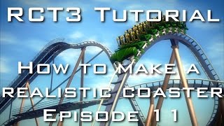 RCT3 Tutorial - How To Make A Realistic Coaster - Episode 11 - Sidewalks