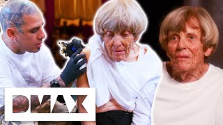 80 Year Old Woman Gets Her First Tattoo | NY Ink