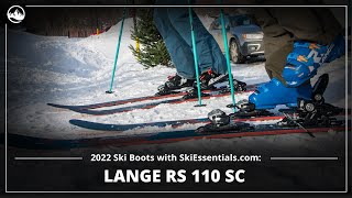 2022 Lange RS 110 SC Ski Boots with SkiEssentials.com