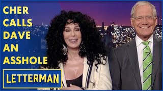 Cher Calls Dave An Asshole For The Last Time | Letterman