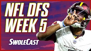 DraftKings DFS NFL Week 5 Picks - Swolecast First Look