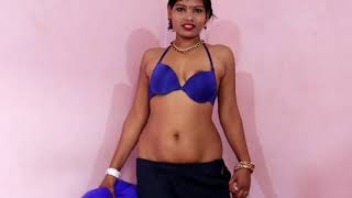 How to wear saree Ultra low waist without blouse (👍like and subscribe my channel)