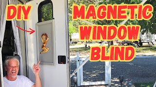 DIY 6x12 Cargo Trailer Window Blind: Intarsia Artwork!