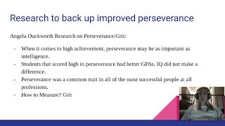 Perseverance Mini Lesson #4
