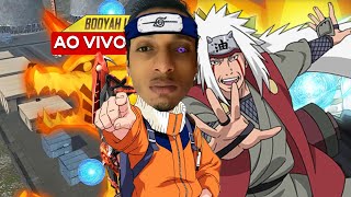 FREE FIRE AO VIVO🔥 RUSHANDO COM O JIRAIYA QUEBRANDO DE AWM🔥 FURY ON