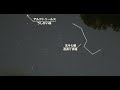 星空タイムラプス　北斗七星