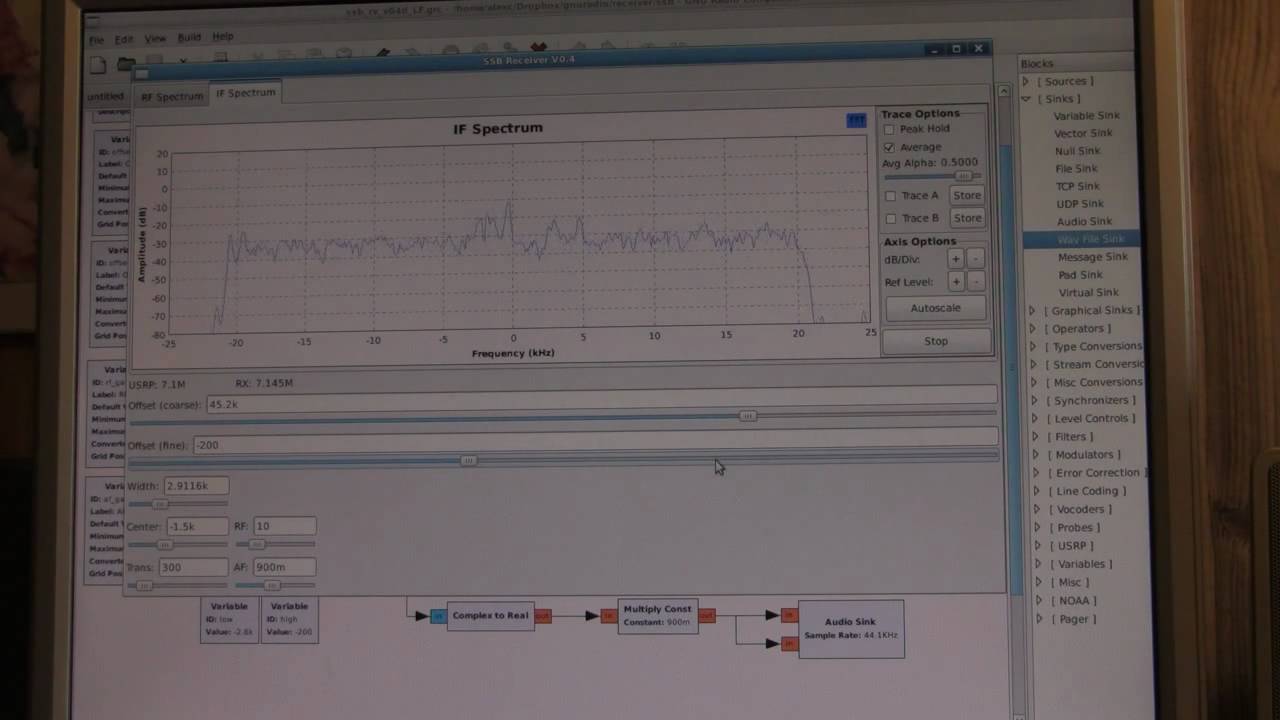 GNU Radio Companion: Simple SSB Receiver - YouTube