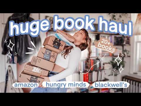 HUGE Book Haul 20 Books Amazon Hungry Minds by Blackwell