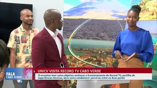 UNICV visita a Record TV Cabo Verde | Fala Cabo Verde