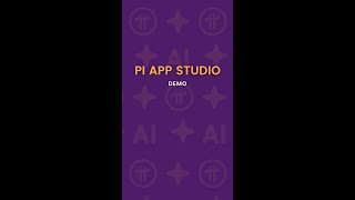 Pi App Studio Walkthrough