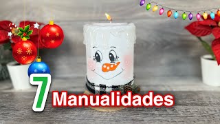 7 MANUALIDADES NAVIDEÑAS 2022/Christmas Decoration Ideas/Manualidades navideñas para vender