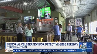 Memorial celebration held for Terre Haute Police Detective Greg Ferency