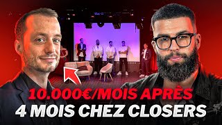 De 0 à 10.000€/Mois grâce au Closing : Découvrez le parcours de Julien