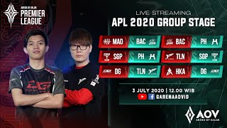 APL 2020 Group Stage Day 9 - Garena AOV (Arena of Valor)