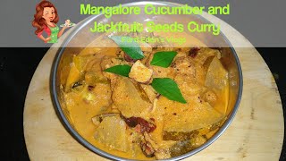 Mangalore cucumber with jackfruit seeds