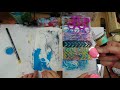 Scarlyton Mixed Media Art Journal Tutorial with 3 year old Toddler