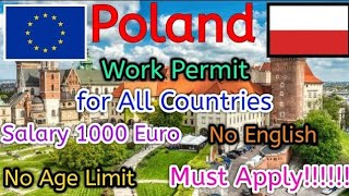 Poland Work Permit visa 2025 | Poland Work Permit visa | Poland Work Visa 2025 | Poland Visa |2025