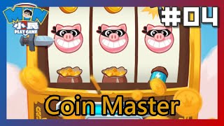 Coin Master｜遊戲試玩｜是你攻擊我的村莊? #04【小民遊戲】