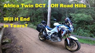 Africa Twin DCT Off Road Down Hill - Will it End in Tears?