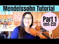 Mendelssohn Violin Concerto Tutorial Part 1 I Grace UnHae Kwon Violin Studio