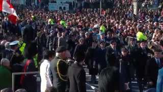 Thousands applaud as Canada's veterans march through streets of Ottawa for Remembrance Day