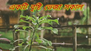 বৃষ্টি ভেজা সকাল নিয়ে একটা ছোটো কবিতা ||A short poem about a rainy wet morning//Ekta Mukherjee