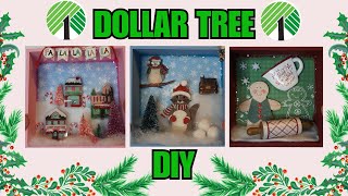 Dollar Tree Shadow Boxes #2: Easy, Cute, and Affordable DIY Christmas Craft