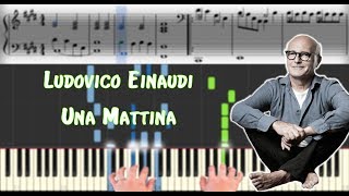 Ludovico Einaudi - Una Mattina | Sheet Music & Synthesia Piano Tutorial