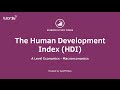 Human Development Index I A Level and IB Economics