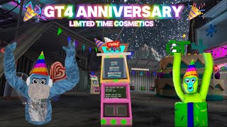 🎉The NEW Gorilla Tag 4th Anniversary ￼Update!🎉(NEW COSMETICS)