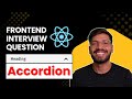 Accordion Component in React JS/TS | Frontend Interview Challenge | CodeWithKai